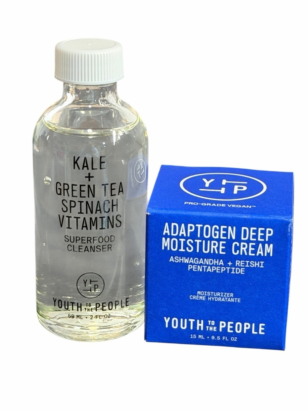 Youth To The People Adaptogen Deep Moisture Cream & Superfood Cleanser